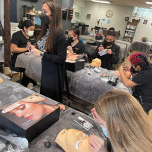 Student Training for Lash Extensions