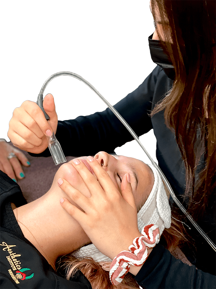 Facial esthetics student training