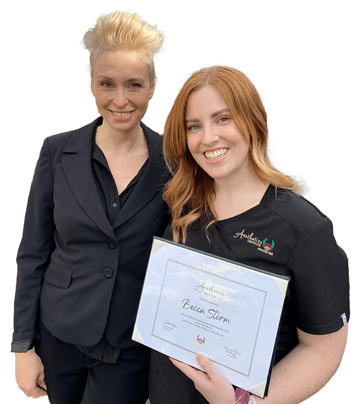 Teacher and Esthetics Graduate